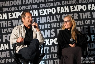 David Duchovny and Gillian Anderson